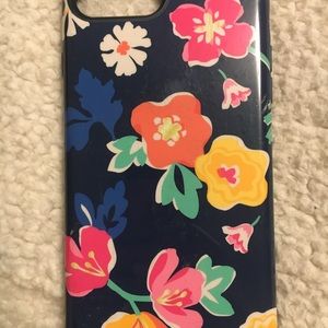Blue with flowers iPhone 6 Plus case